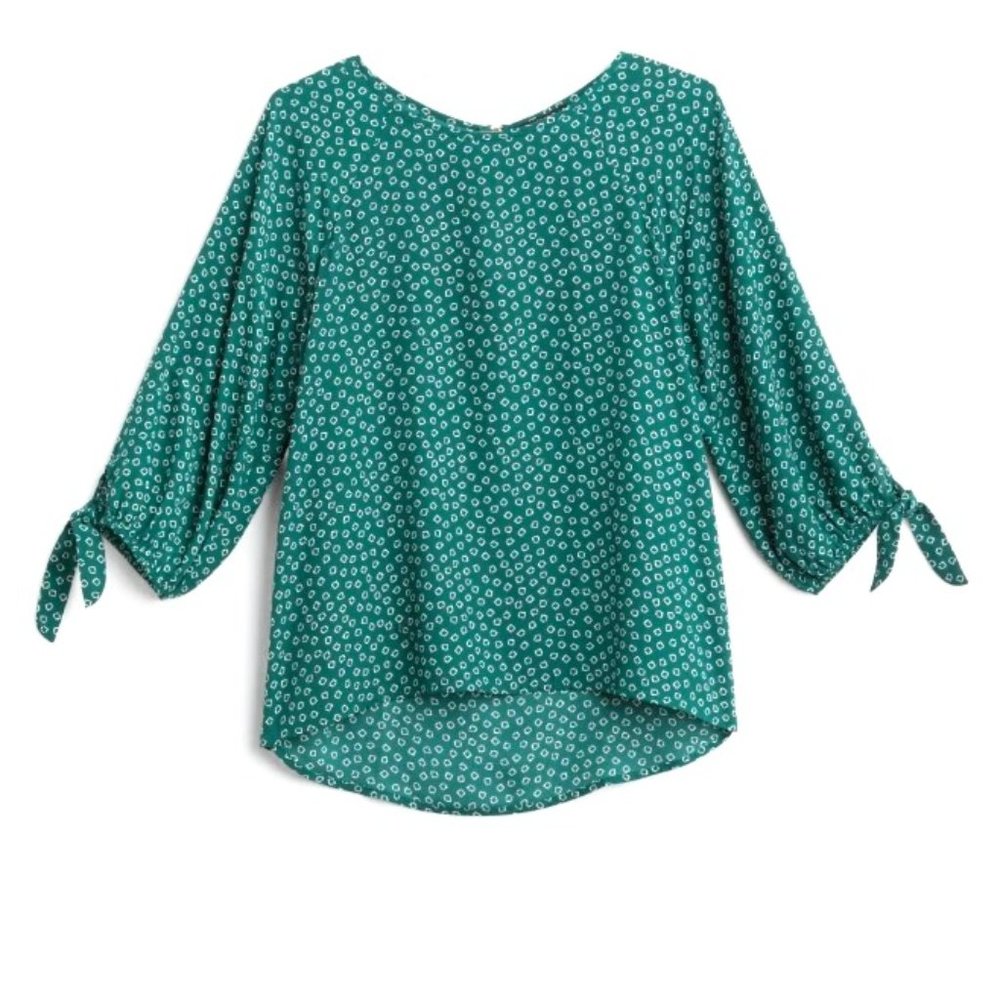 NWT Papermoon Larie Tie Sleeve Blouse